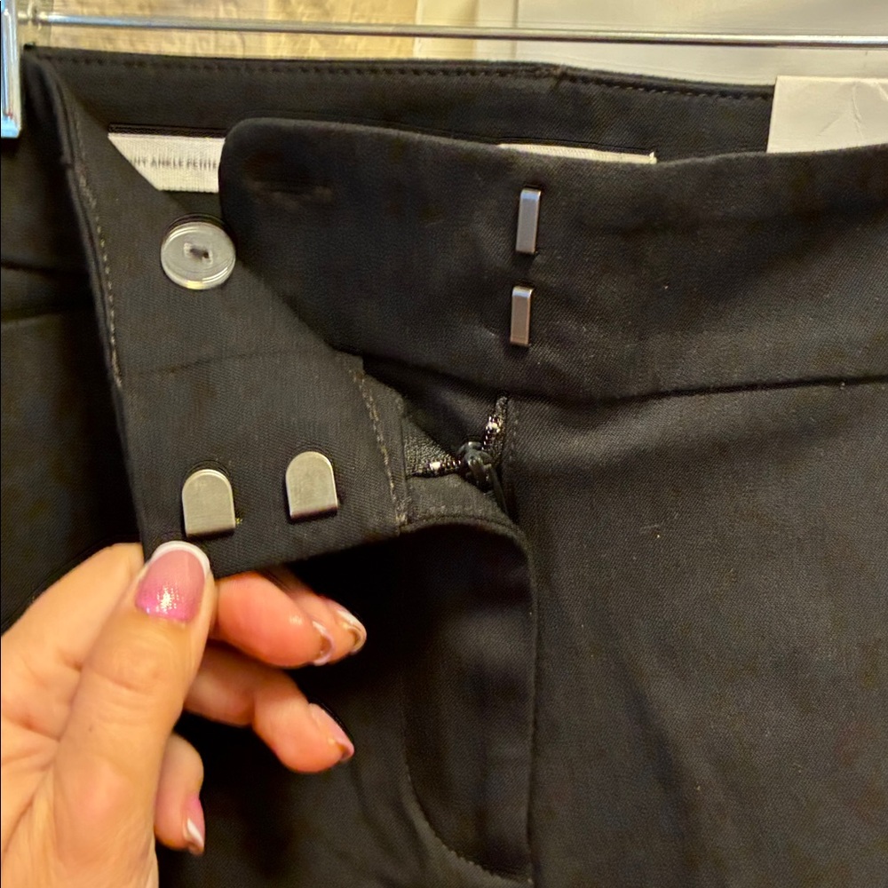 Ann Taylor Loft Outlet black curvy skinny ankle petite pants NWT - Picture 7 of 14